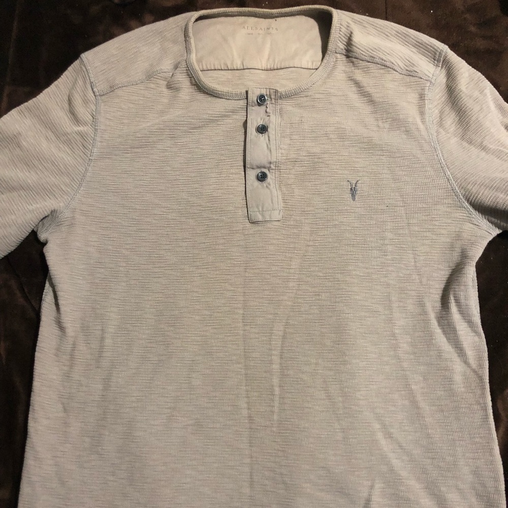 AllSaints Ramskull longsleeve Henley